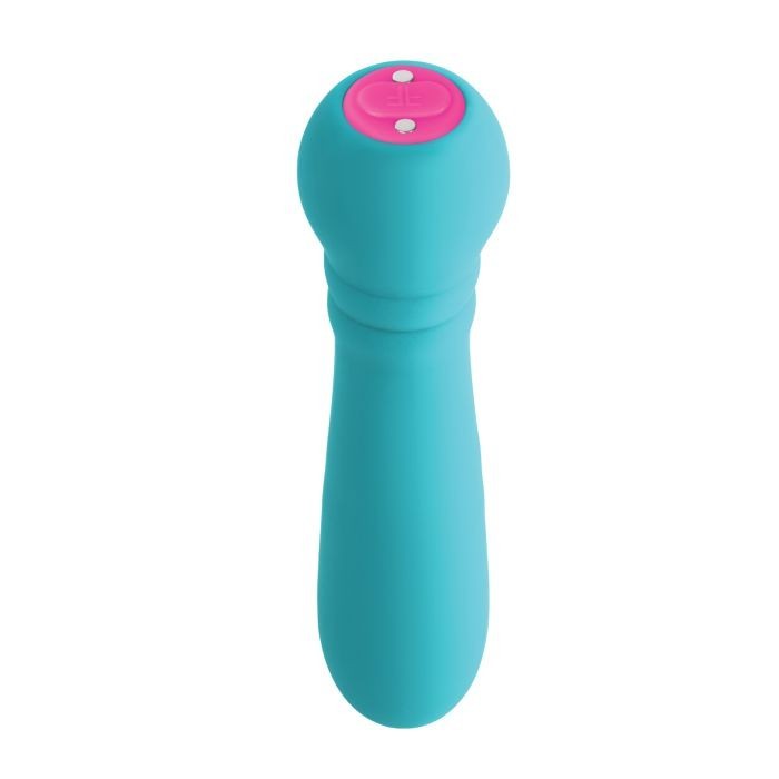 NEW FemmeFunn Ultra Bullet Massager Rechargeable Silicone Vibrator Turquoise
