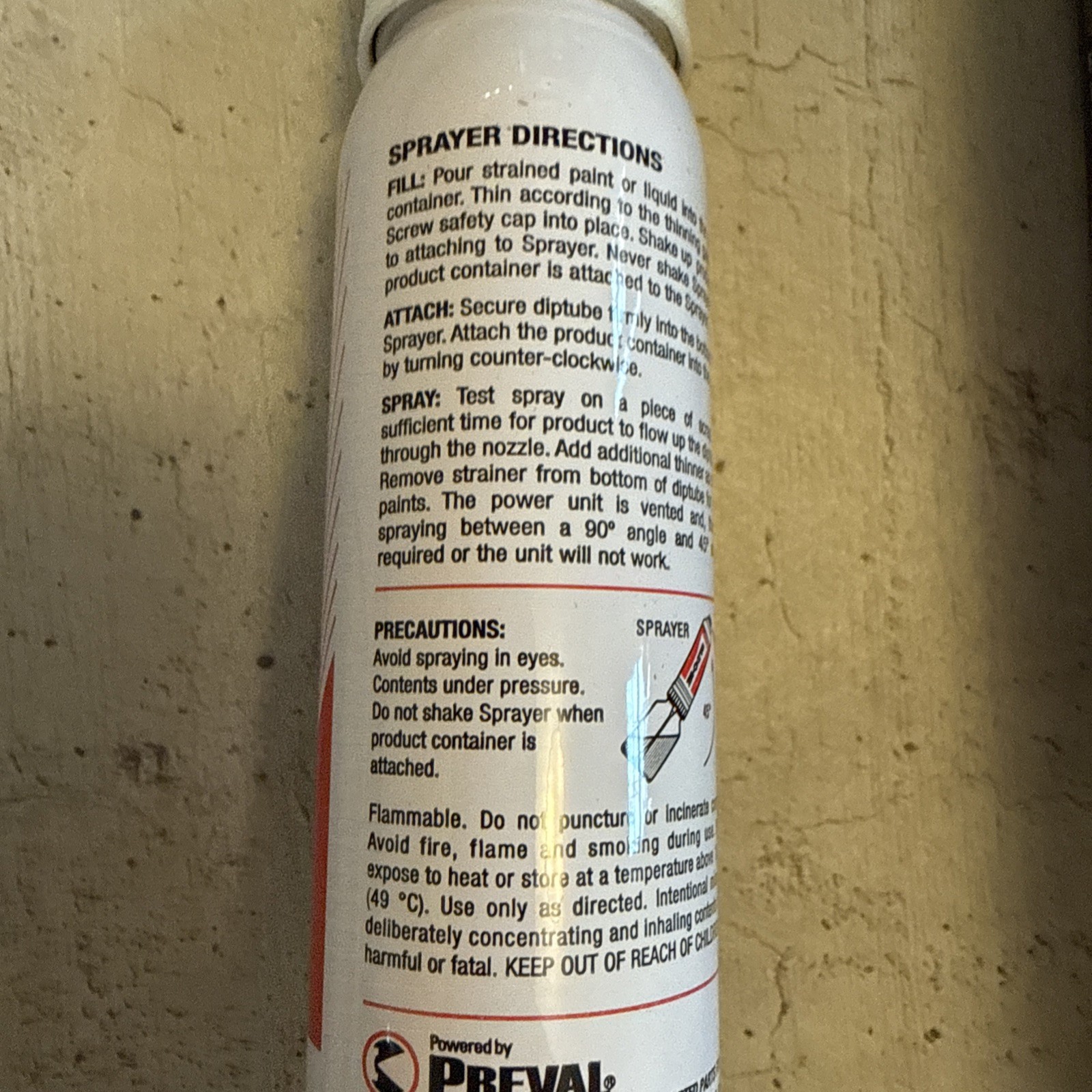 Preval Sprayer 267 Preval Spray Gun- NEW