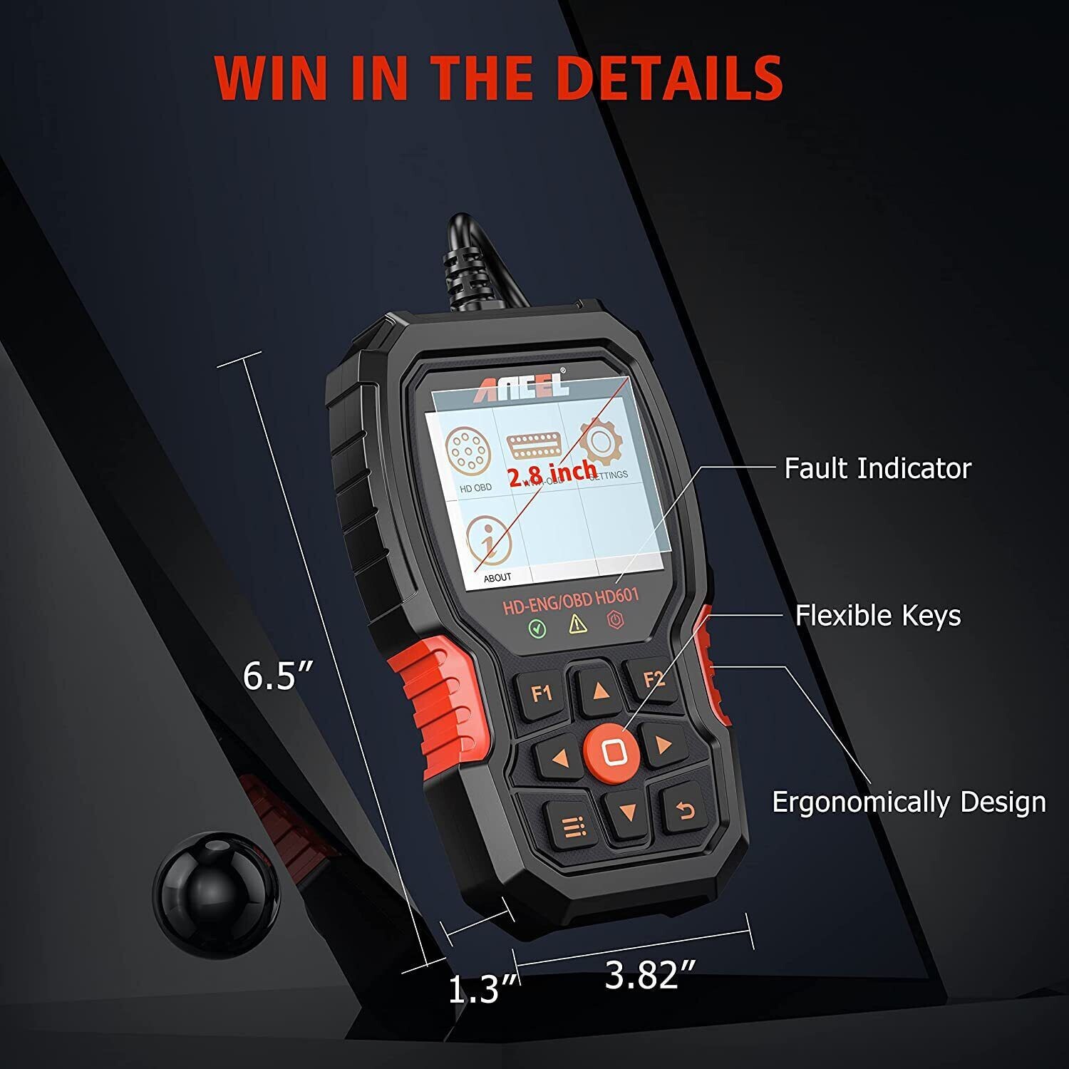 Heavy Duty Truck Scanner All System Diesel Diagnostic Check Engine Code Reader