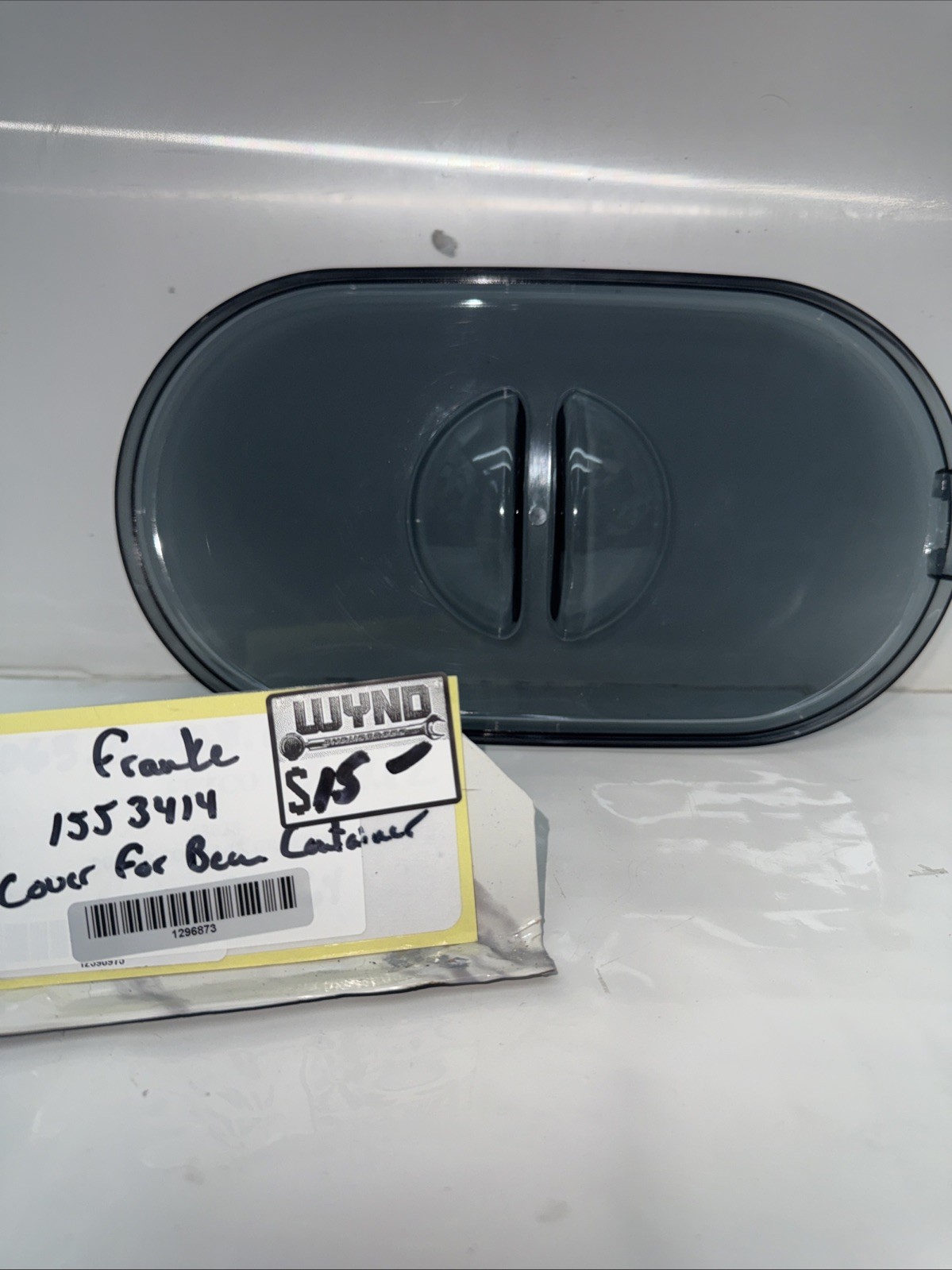 (NEW) Franke Cover For Bean Container Part # 1553414