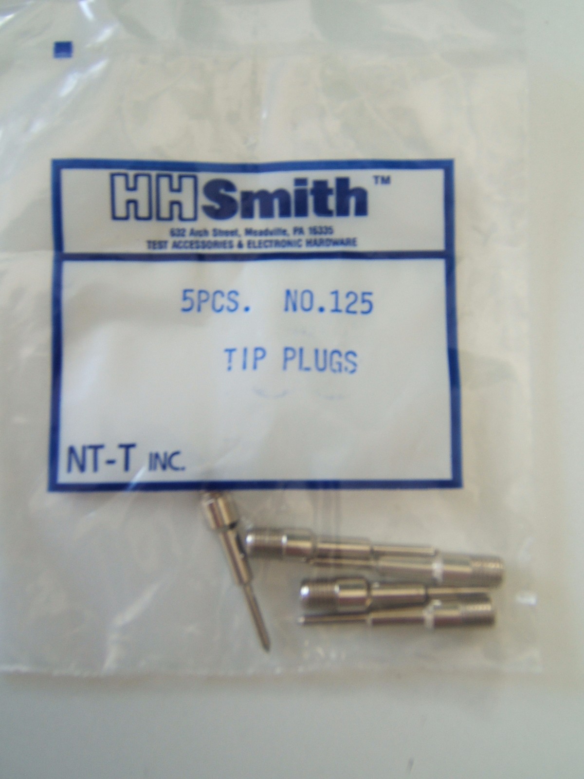 (5) LOT HH SMITH TEST PROBE TIP #125. NOS
