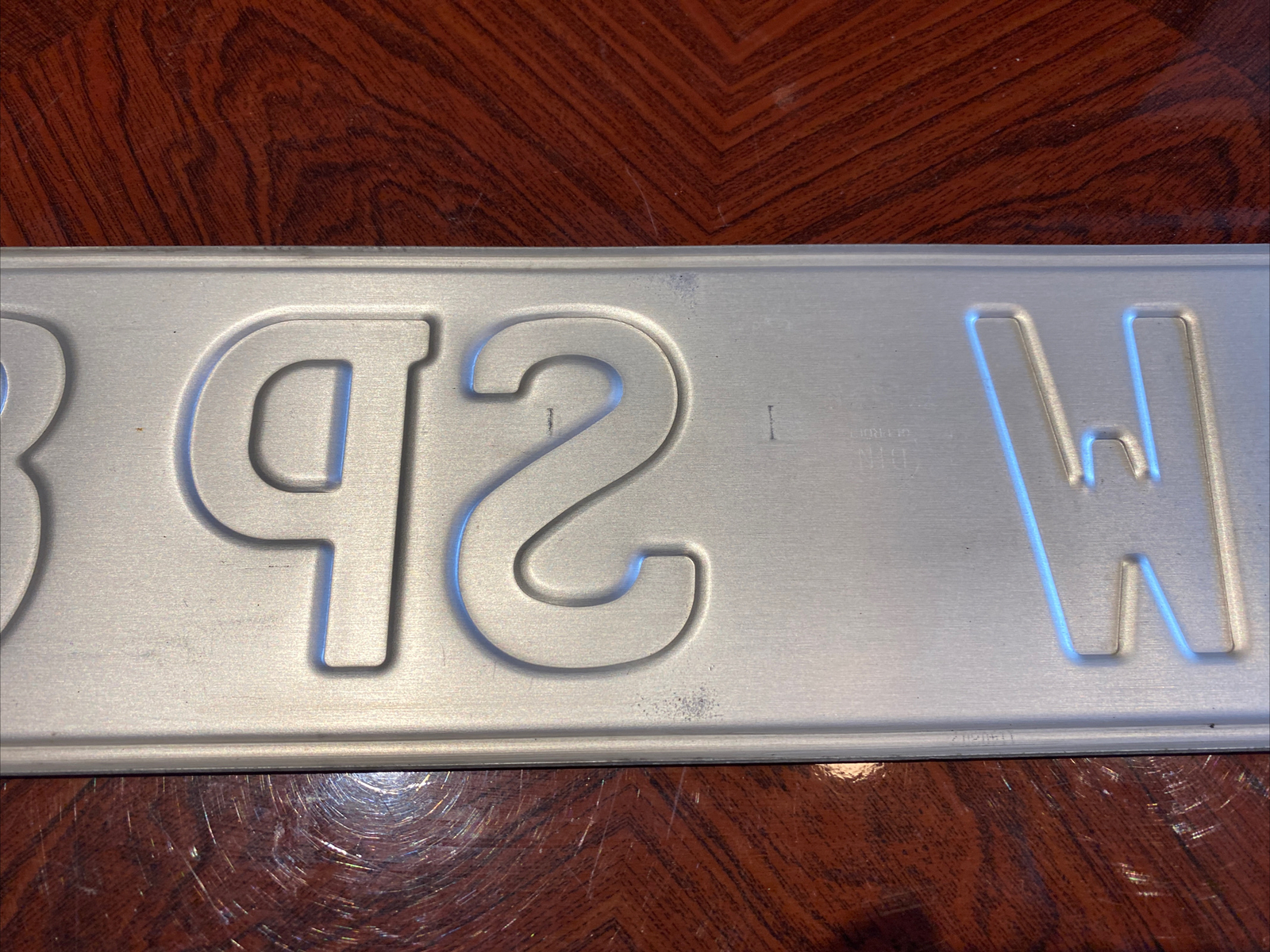 European License Plate