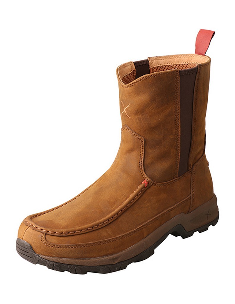 Twisted X Outdoor Boots Mens Hiker Leather Distressed Saddle MHKB003