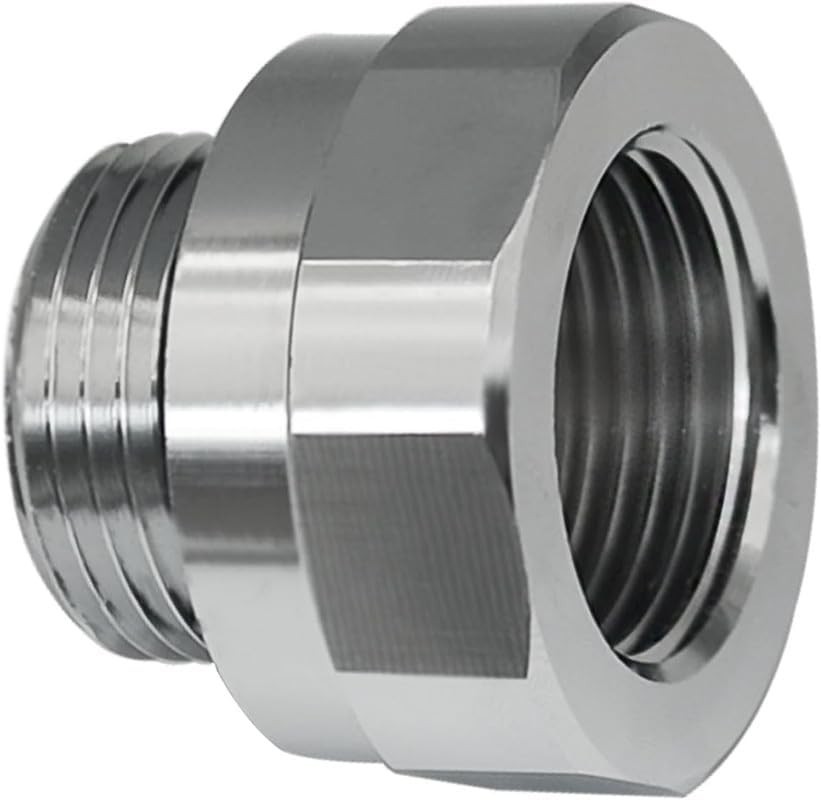 EZ (A-211) Silver 27Mm-2.0 Thread Size Oil Drain Valve Adapter