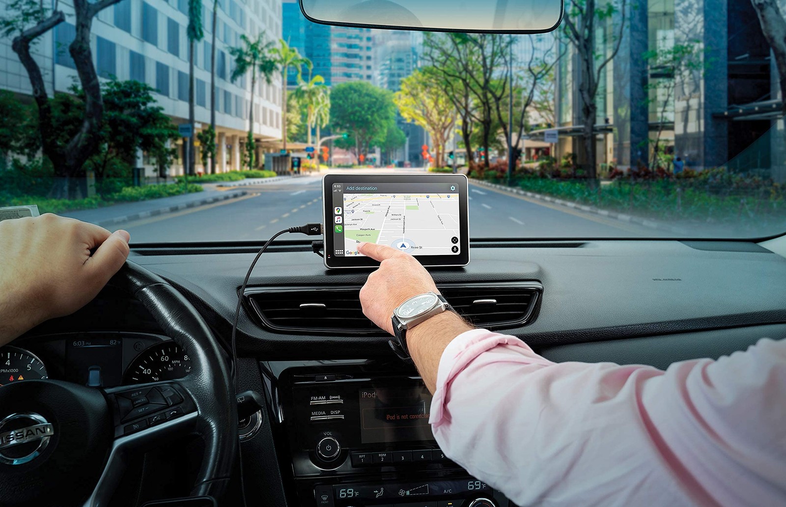 Car and Driver INTELLIDASH CAD-DU900 7'' IPS Touchscreen CarPlay Android Auto