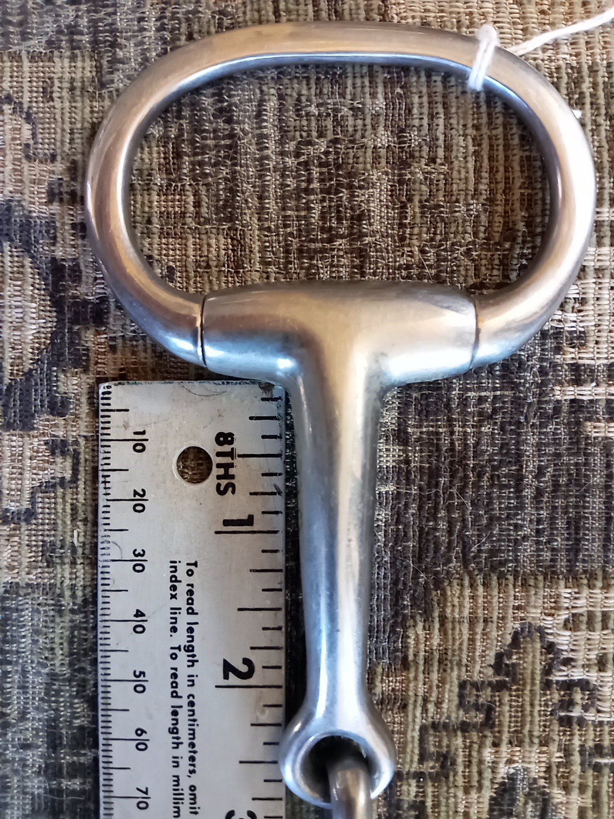 Eggbutt Snaffle Flat Ring 12mm
