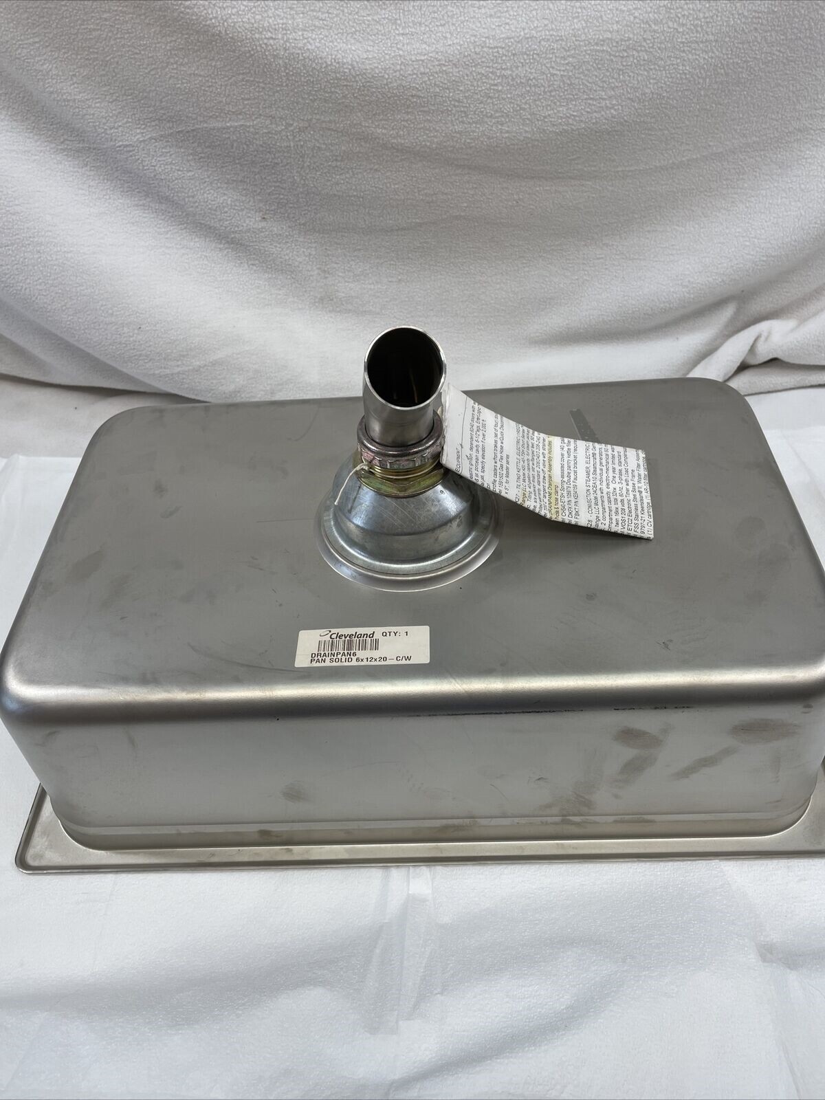 Cleveland Range DRAINPAN6 Drain Pan Solid 6x12x20
