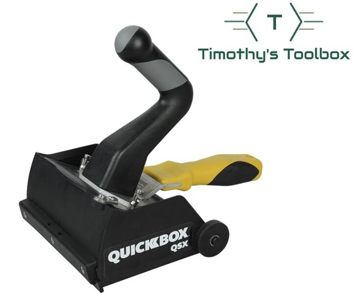 TapeTech QuickBox QSX 6.5" Compound Flat Box and Wizard Compact Handle Set