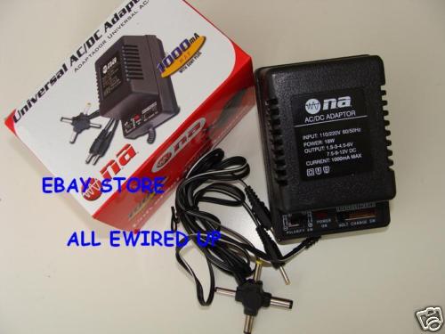 AC Adapter Power Plug for the SEGA Game Gear Video Game System NEW