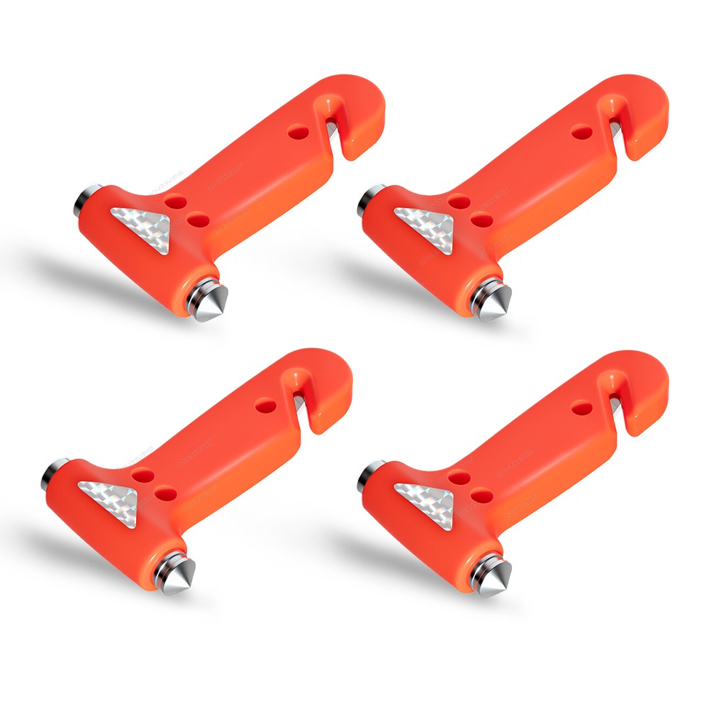 Multi-Function Car Safety Hammer – Emergency Window Breaker & Seatbelt Cutter