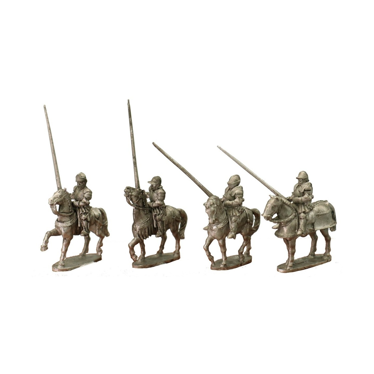 Mirliton Historical Mini   Italian Knights w/Lances and Horses at a Wa Pack New