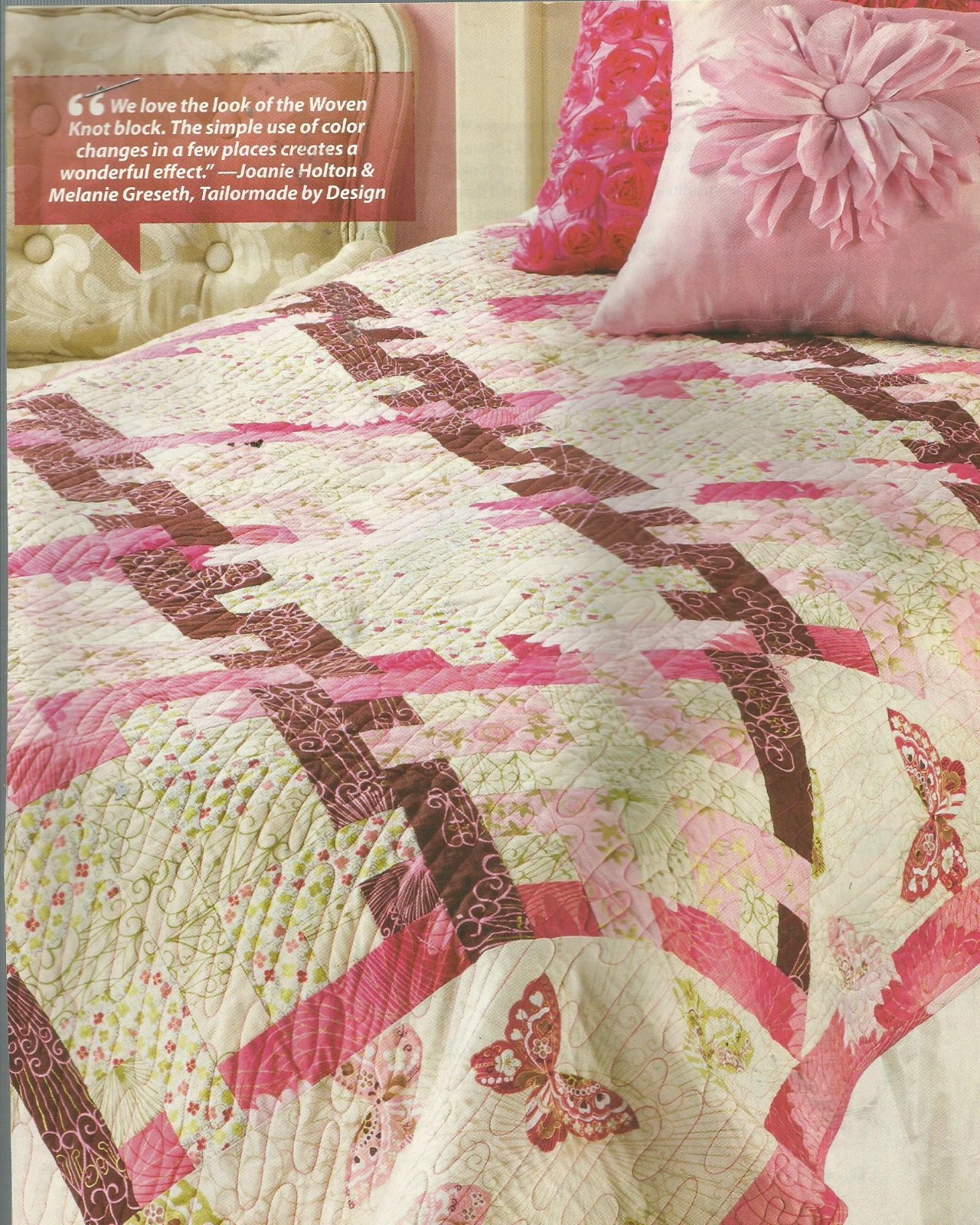 F0064 PINK & PRETTY QUILT PATTERN/INSTRUCTIONS