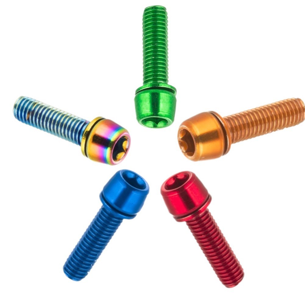 For MTB Mountain Bike Handlebar Stem Bolts Stem Screw Stem Riser Screw 5 Colour