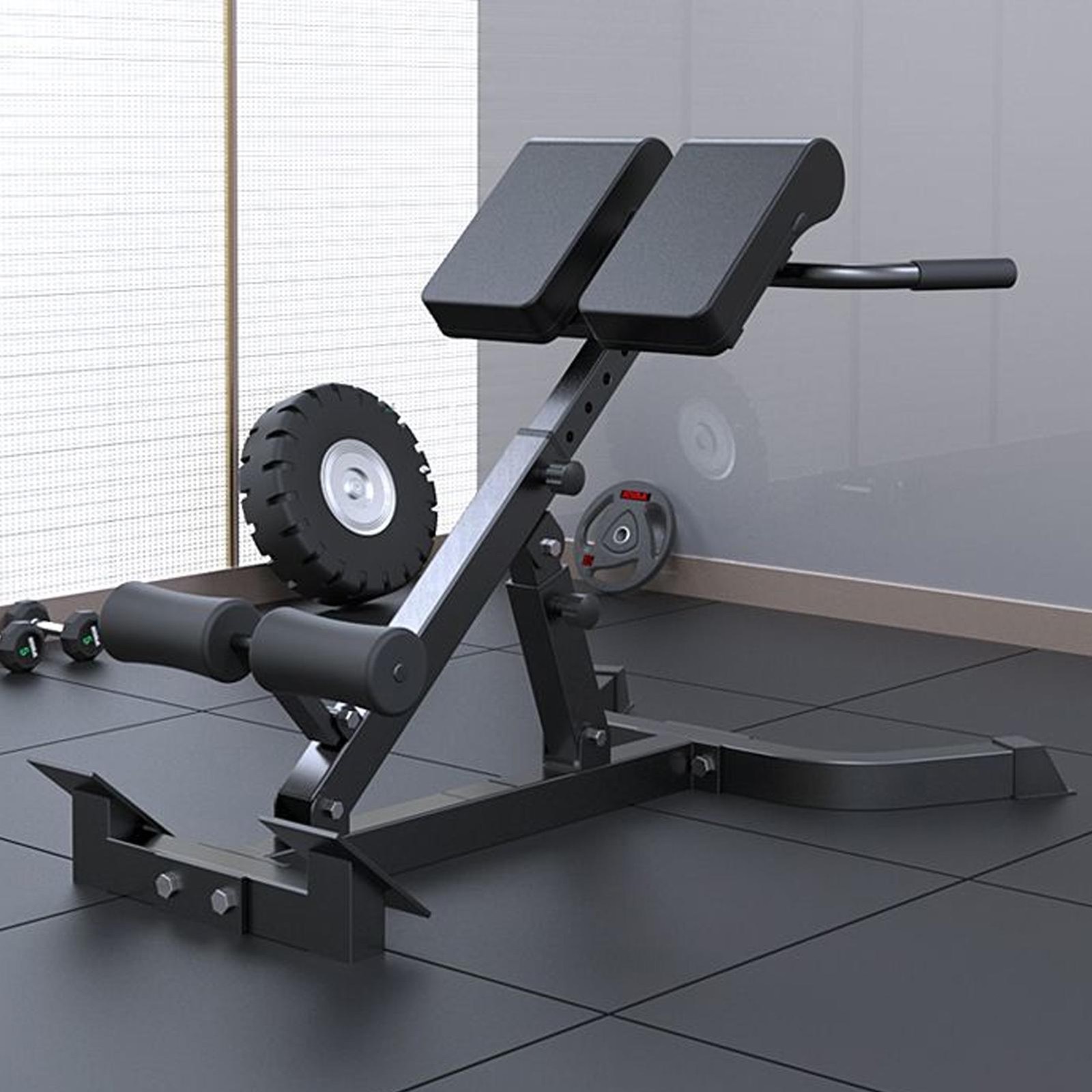 Roman Chair, Back Hyperextension Roman Chair Abdominal Exercise, Extension Bench