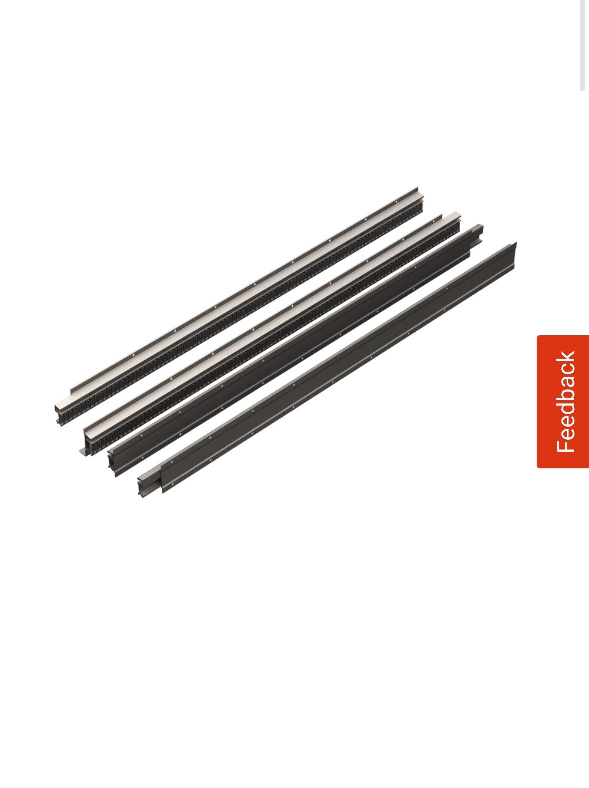 In wall inverted 38” 1.56 notch repair kit 2022108946