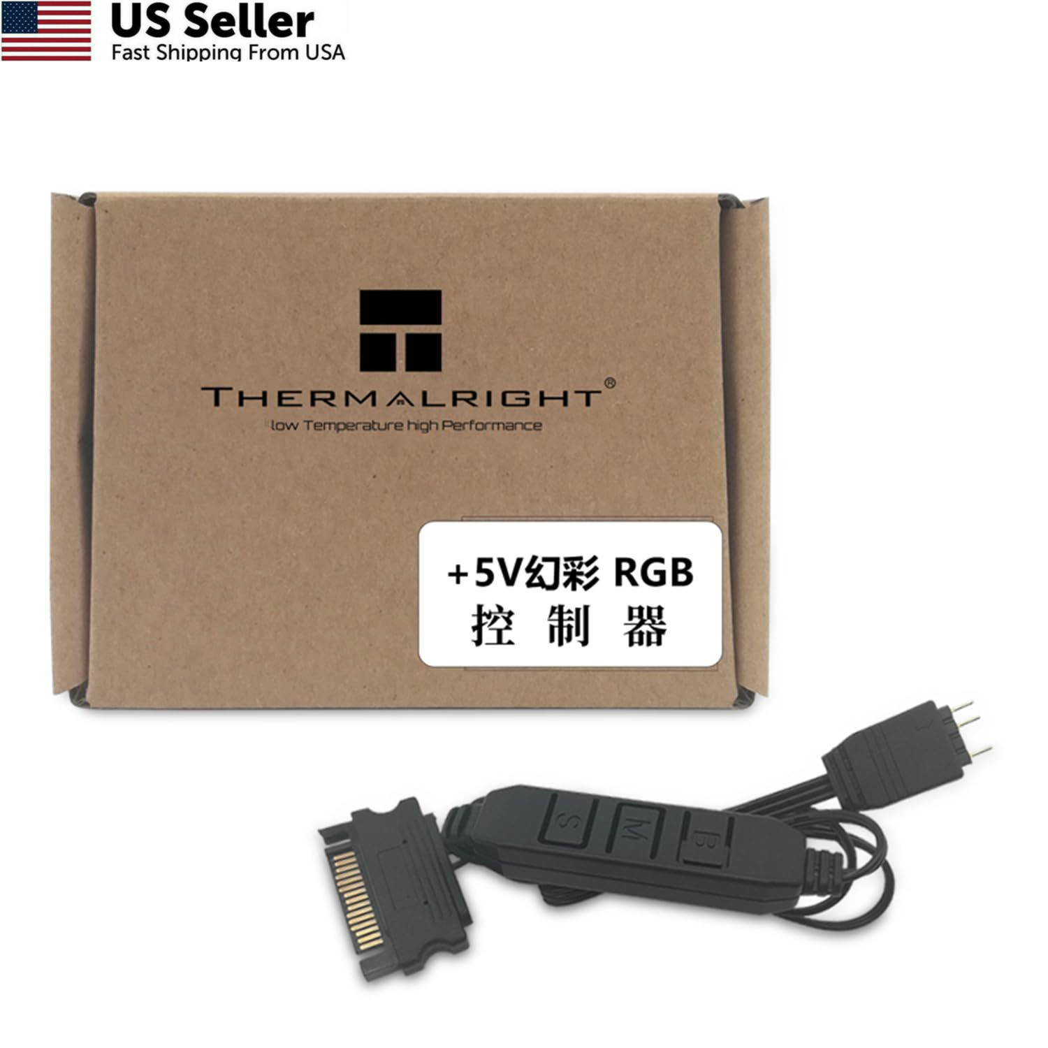 Thermalright 5V 3PIN A-RGB Fan Controller, Lighting Computer multicolored