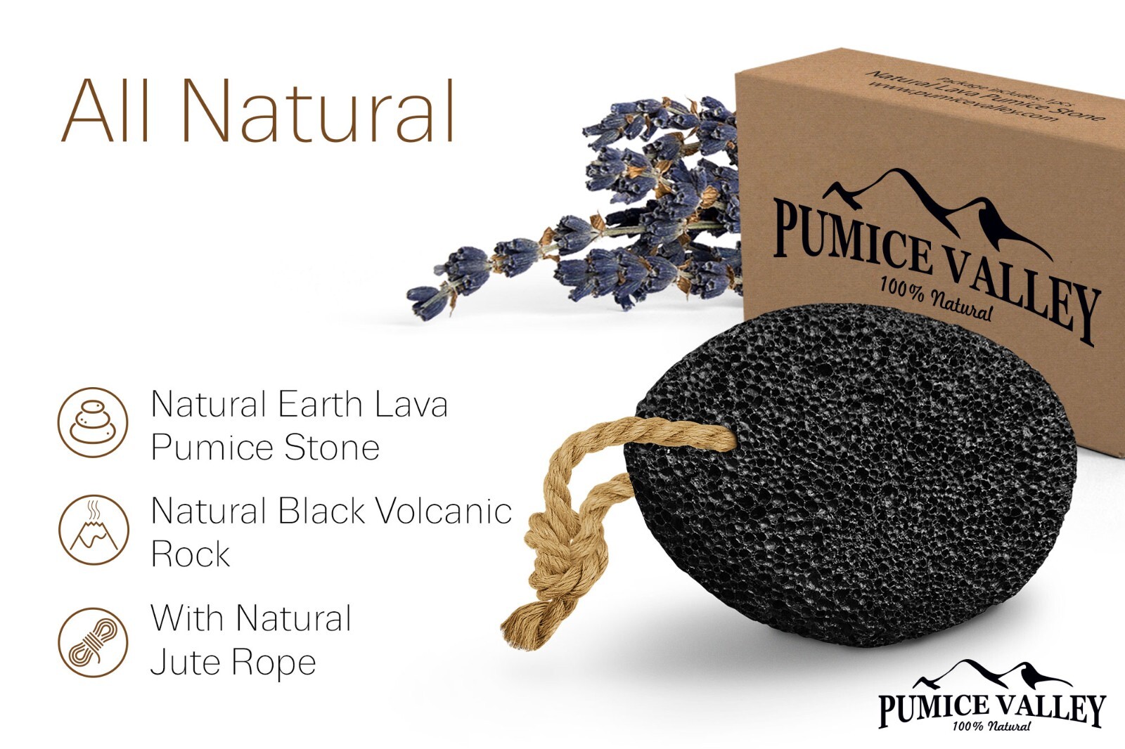 Pumice Stone for Feet - Food File - Callus - Corn Remover - Skin Scrubber