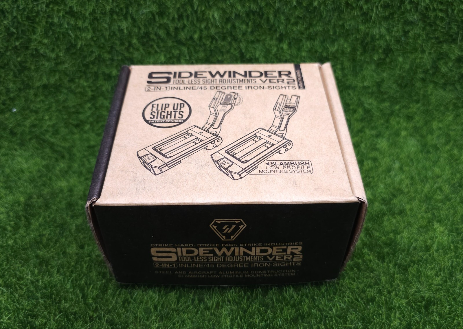 Strike Industries Sidewinder BUIS Version II Iron Rifle Sight SI-SIDEWINDERII-BK