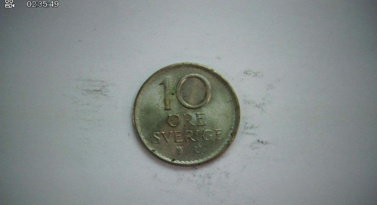 Sweden 1970 10 Öre Gustaf VI Adolf monogram type Coin