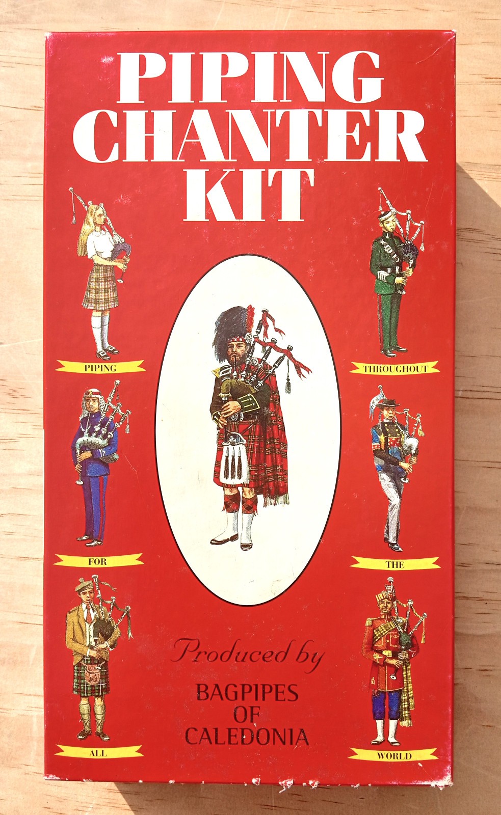 Piping Chanter Kit ~Circa 1998 Bagpipes Of Caledonia~ Scotland Highlander Music