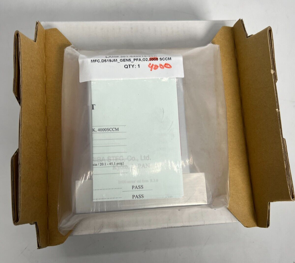 NEW Horiba STEC Criterion D519JM Flow Meter Gas N2, 4000 SCCM