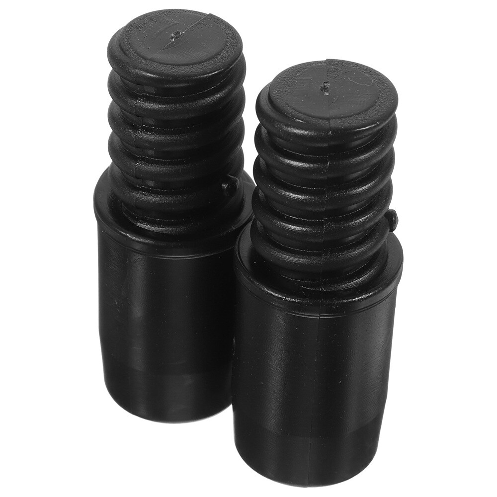 2PCS Commercial Broom Handle End Adapter Threaded Tips Sweeping Broom Handle US
