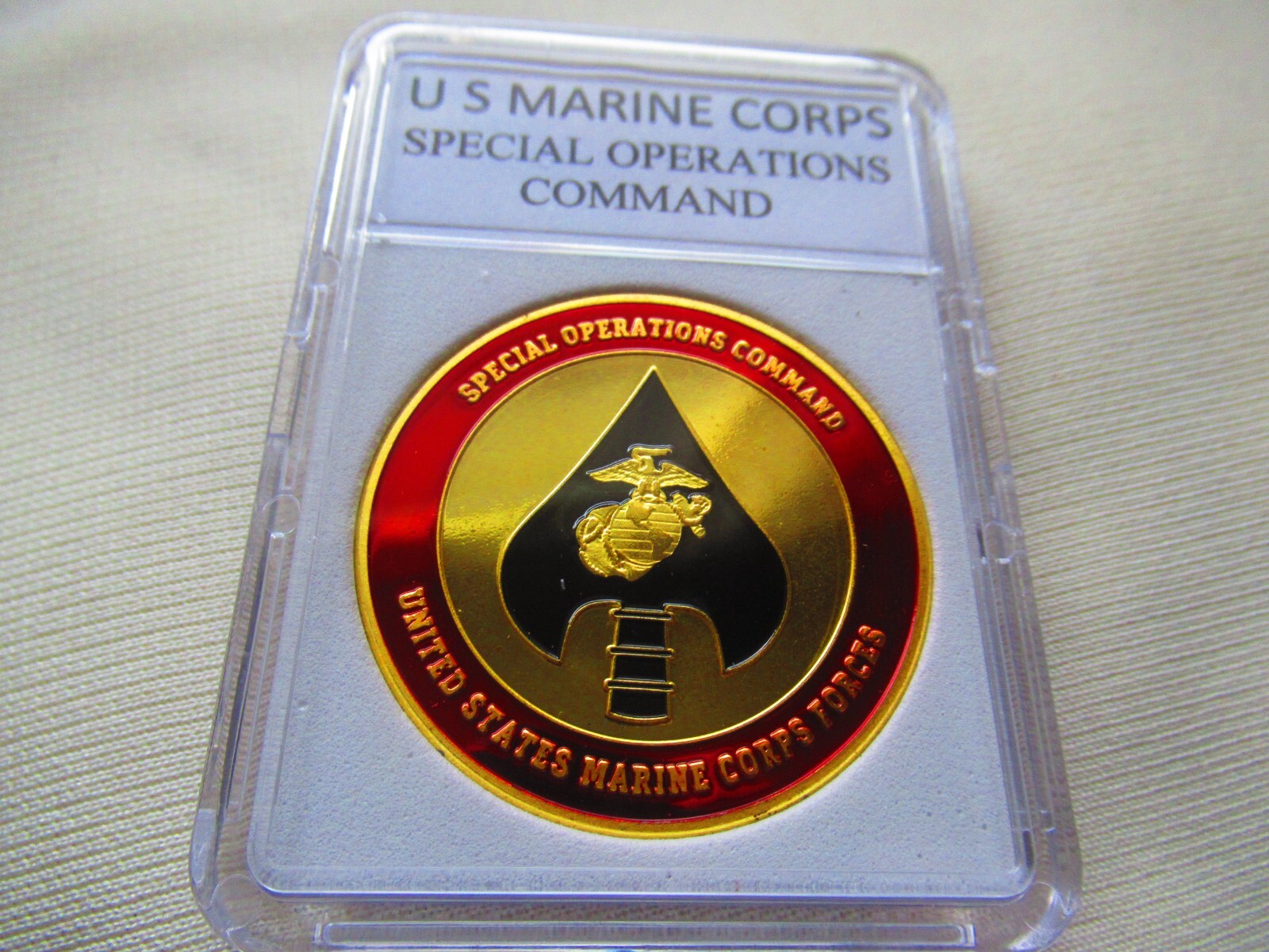 US MARINE CORPS SPECIAL OPERATIONS COMMAND Challenge Coin