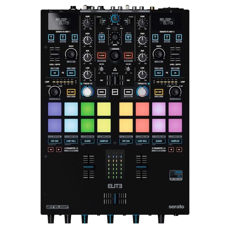 Reloop Elite Professional DVS Mixer for Serato DJ Pro - Black
