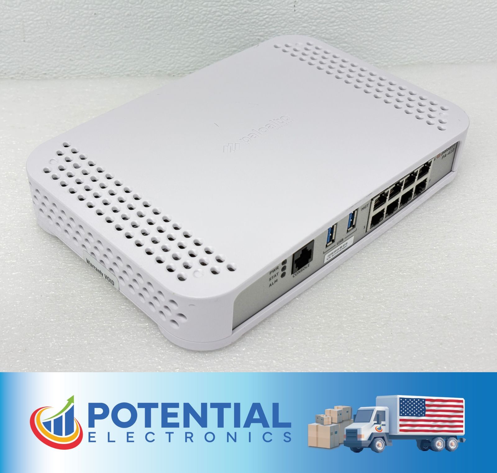 Pre Owned | Palo Alto PA-410 ML-Powered Next-Generation Firewall Only - White