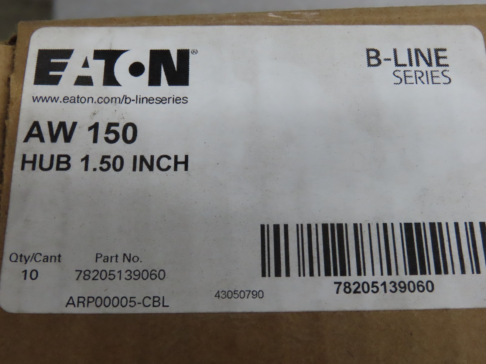 EATON AW 150 HUB 1.50 INCH QTY 10