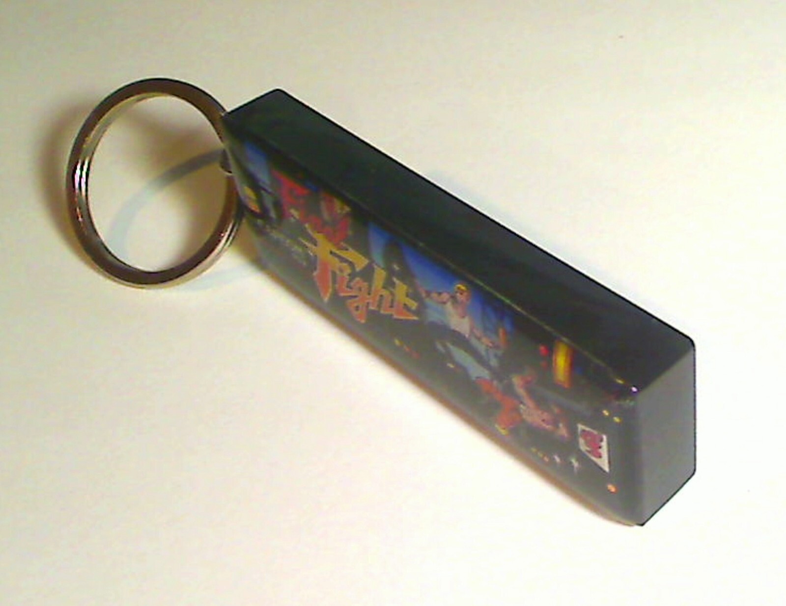 Final Fight Arcade Marquee Coin Door accessory Keychain