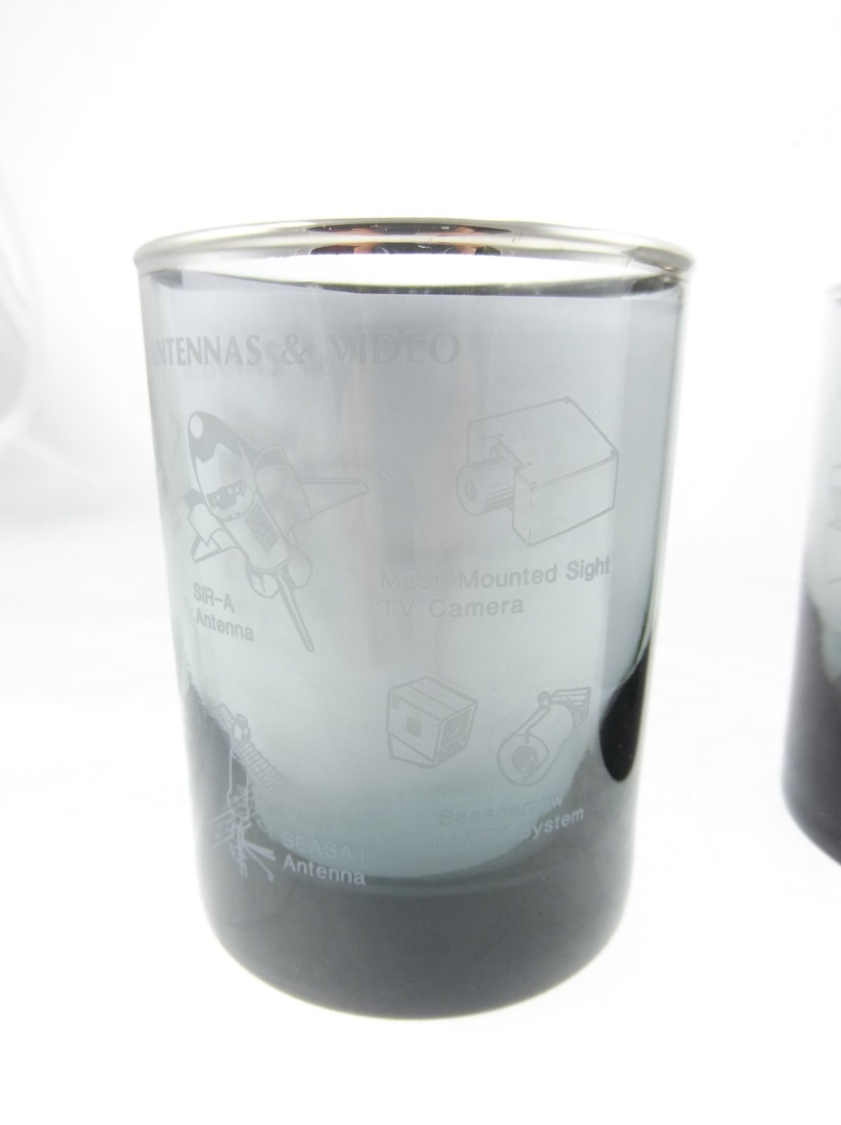 2pc Set Aerospace Systems Division Celestial Navigation Antenna Drinking Glasses