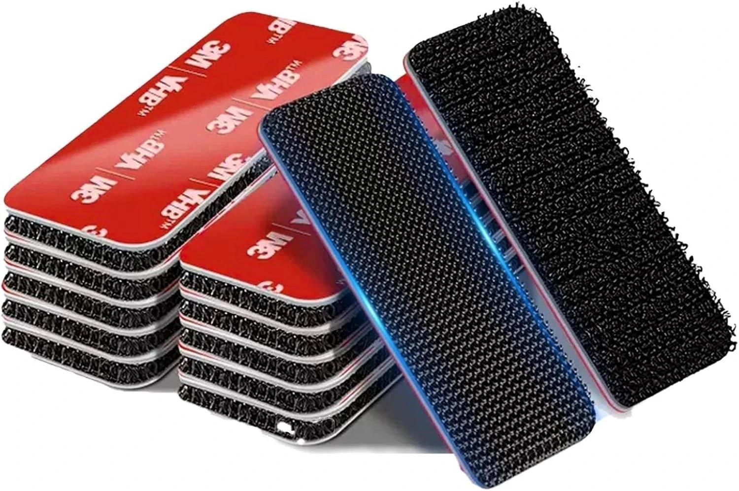 Heavy Duty Hook and Loop Strips with Super Adhesive, Heat-Resistant & Waterproof