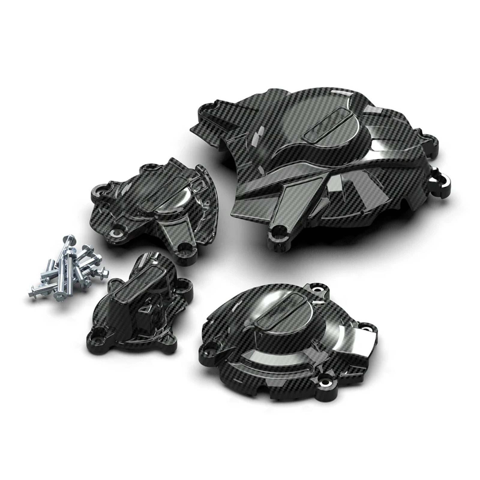 For Suzuki GSXR1000 GSXR1000R 2017-2023 Carbon Pattern Engine Protective Cover