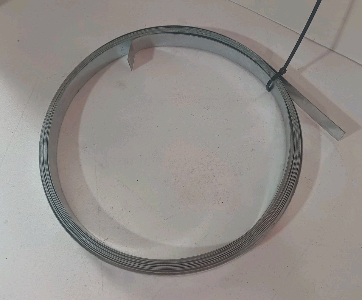 ENGINEERING Certified C60 Galvanized Strapping - 37 feet long | Securing Mobile