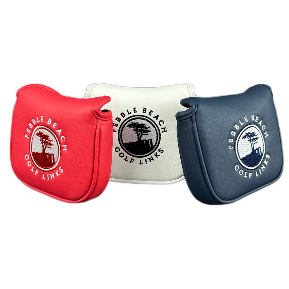 Small Tree Pattern Cover Square Shape Golf Putter 3 Colors Golf Accessory