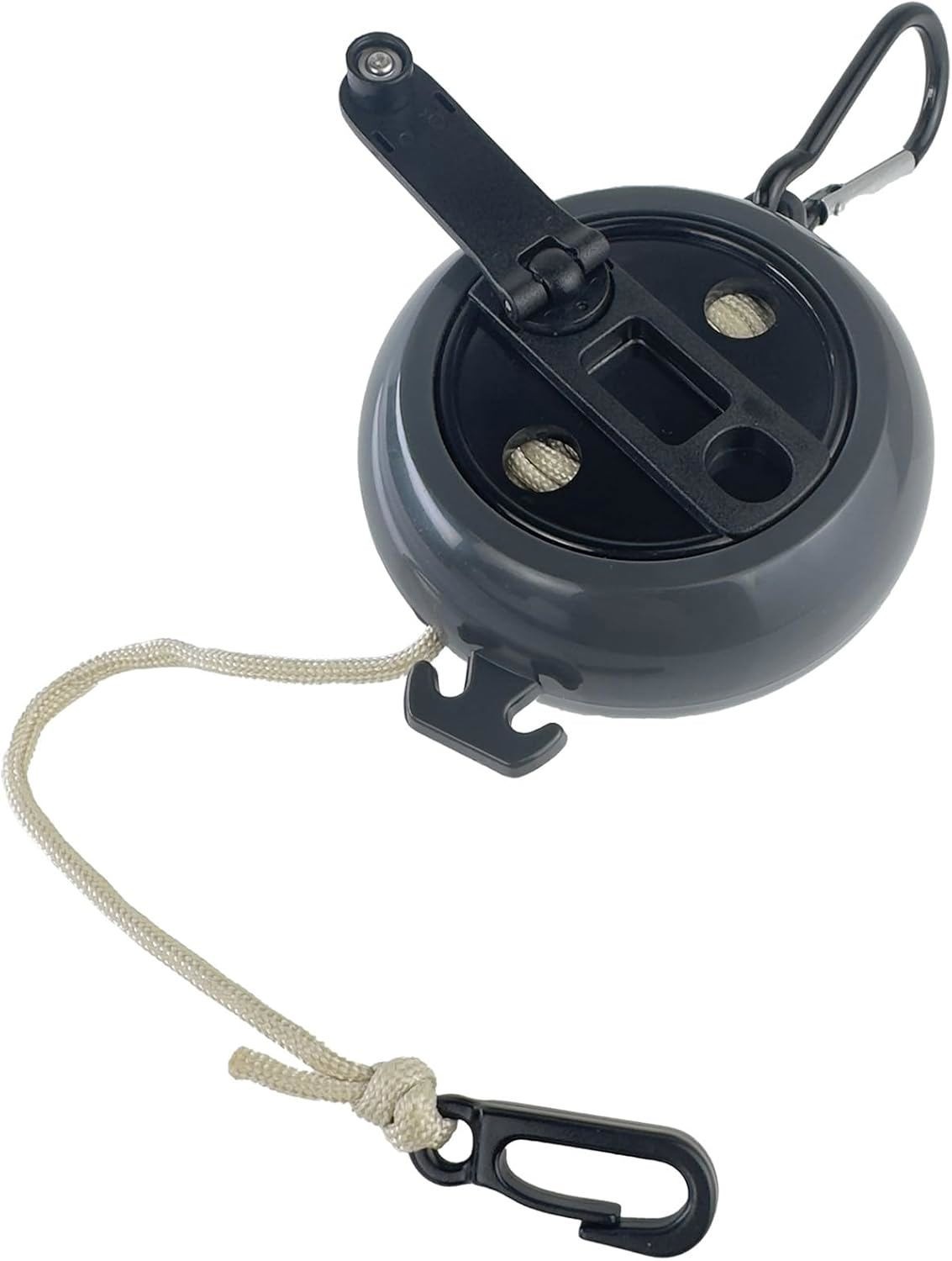 Retractable Bow and Gear Hoist Tree Stand Gear Hoist 33 ft Bow Rope Hunting Clip