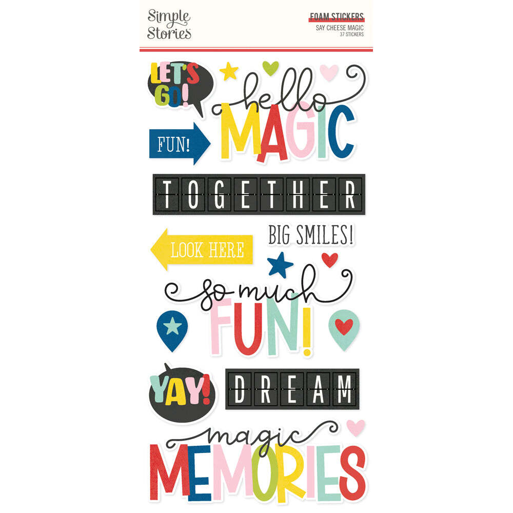Say Cheese - Magic At the Park - Foam Stickers Set