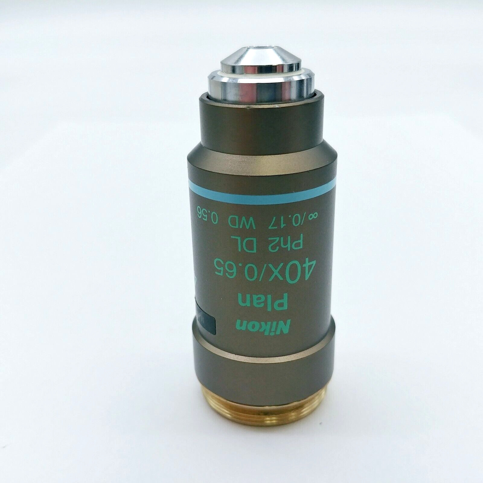 Nikon Microscope Objective Plan 40x Ph2 Phase Contrast for Eclipse Series