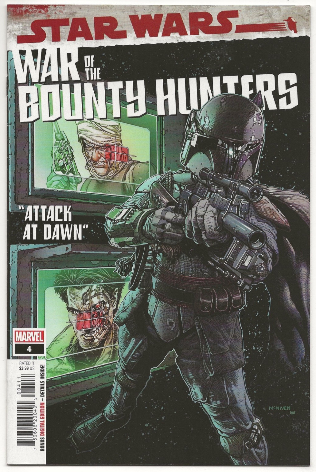 Marvel Comics Star Wars WAR OF THE BOUNTY HUNTERS #4 first printing Cover A