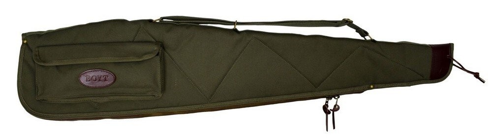Boyt Harness Alaskan Rifle Case 44" Waxed OD Green Canvas With Brass - OGC98PM09