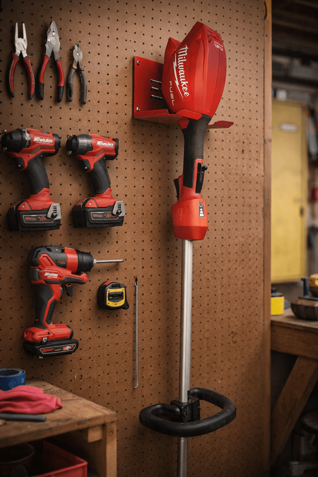 String Trimmer Mount - Compatible with Milwaukee