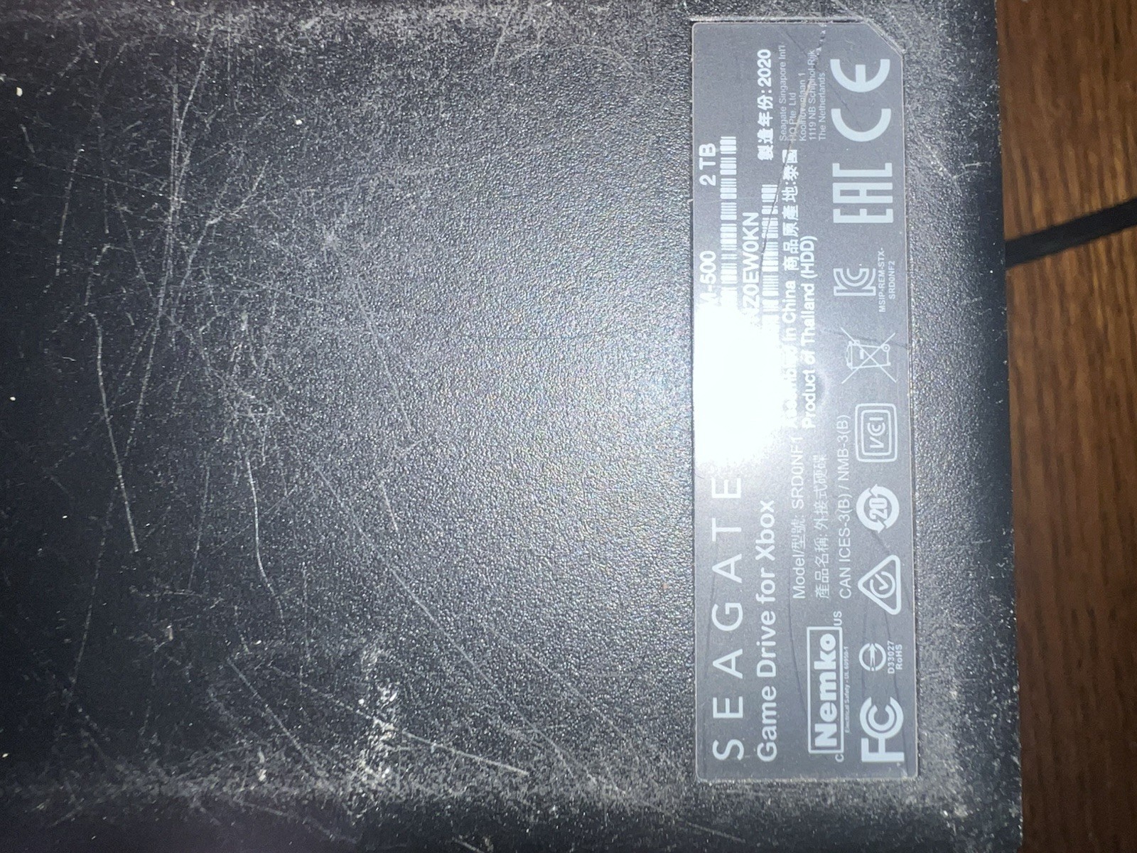 Seagate 2TB Game Drive for Xbox External USB Hard Drive, Green/Black