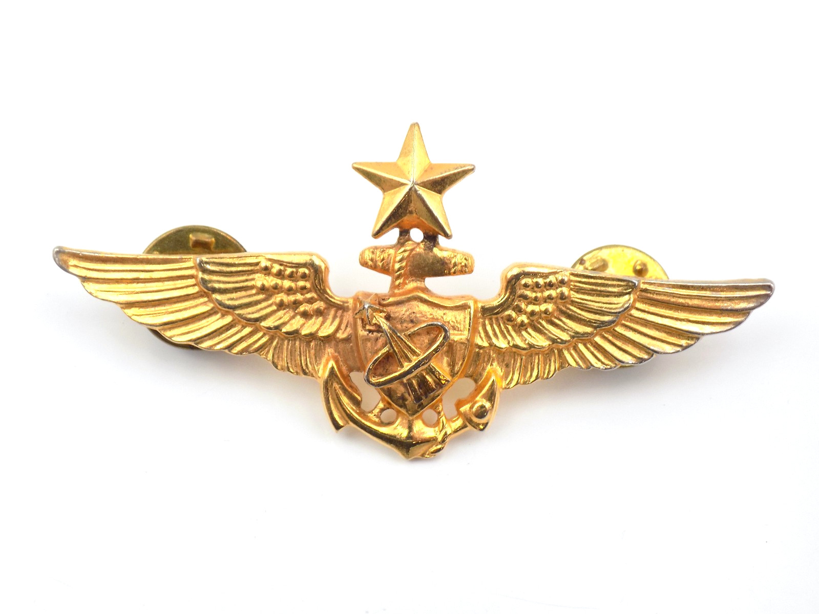 Vintage US Navy Naval Senior Astronaut Wings Breast Badge
