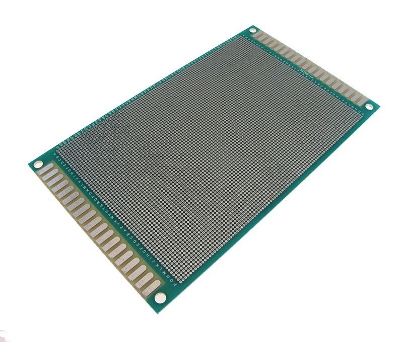 9x15CM Double  Side Prototype Board Perforated Through Hole  - 1.27mm Pitch