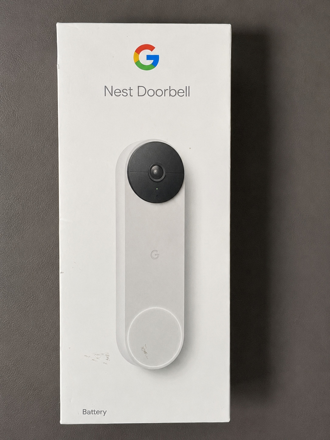 Google - Nest Wi-Fi Video Doorbell - Battery Operated - Snow