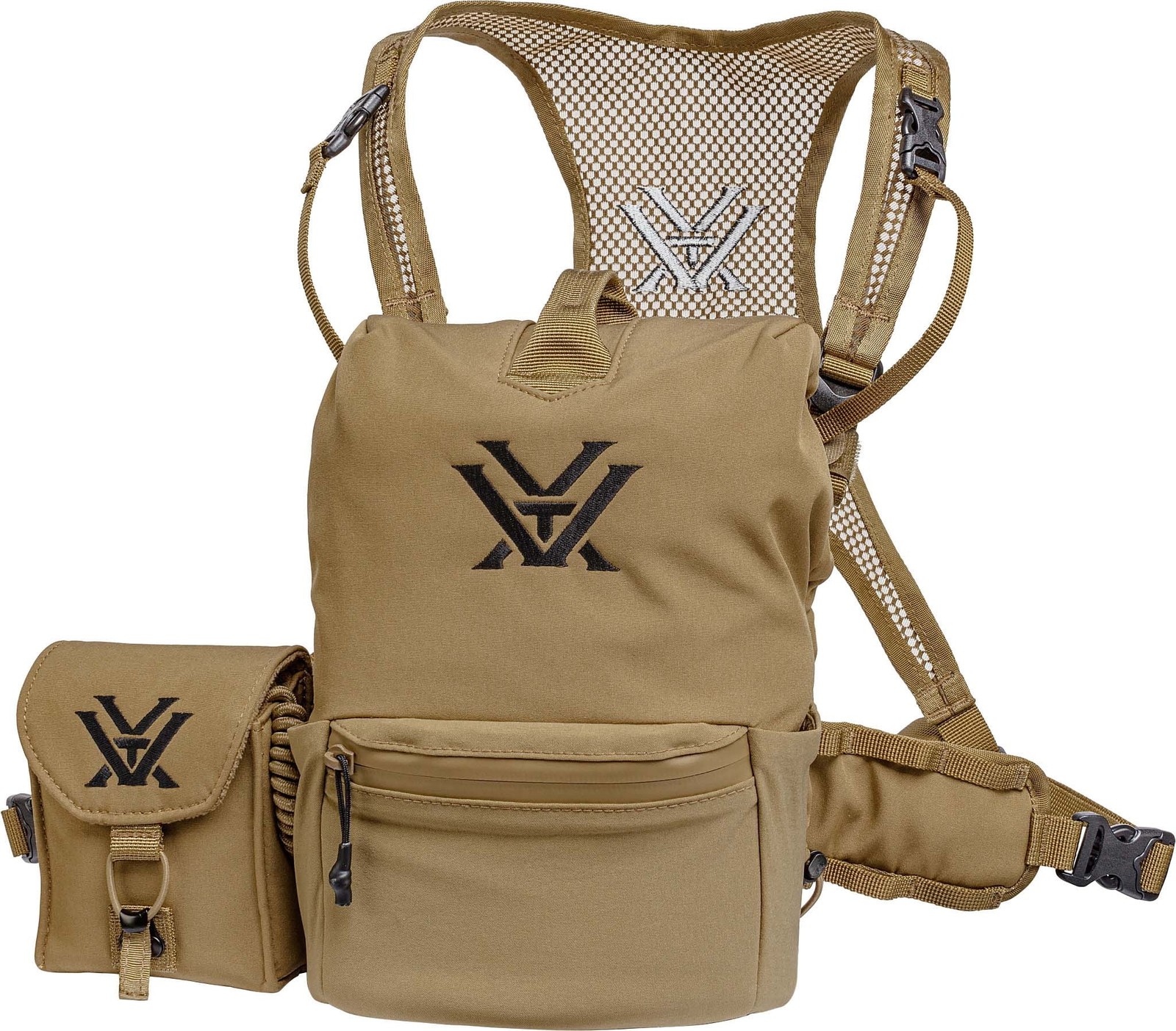 Vortex GlassPak Pro Binocular Harness, Tan, Large, 9in, 17oz, P600-L