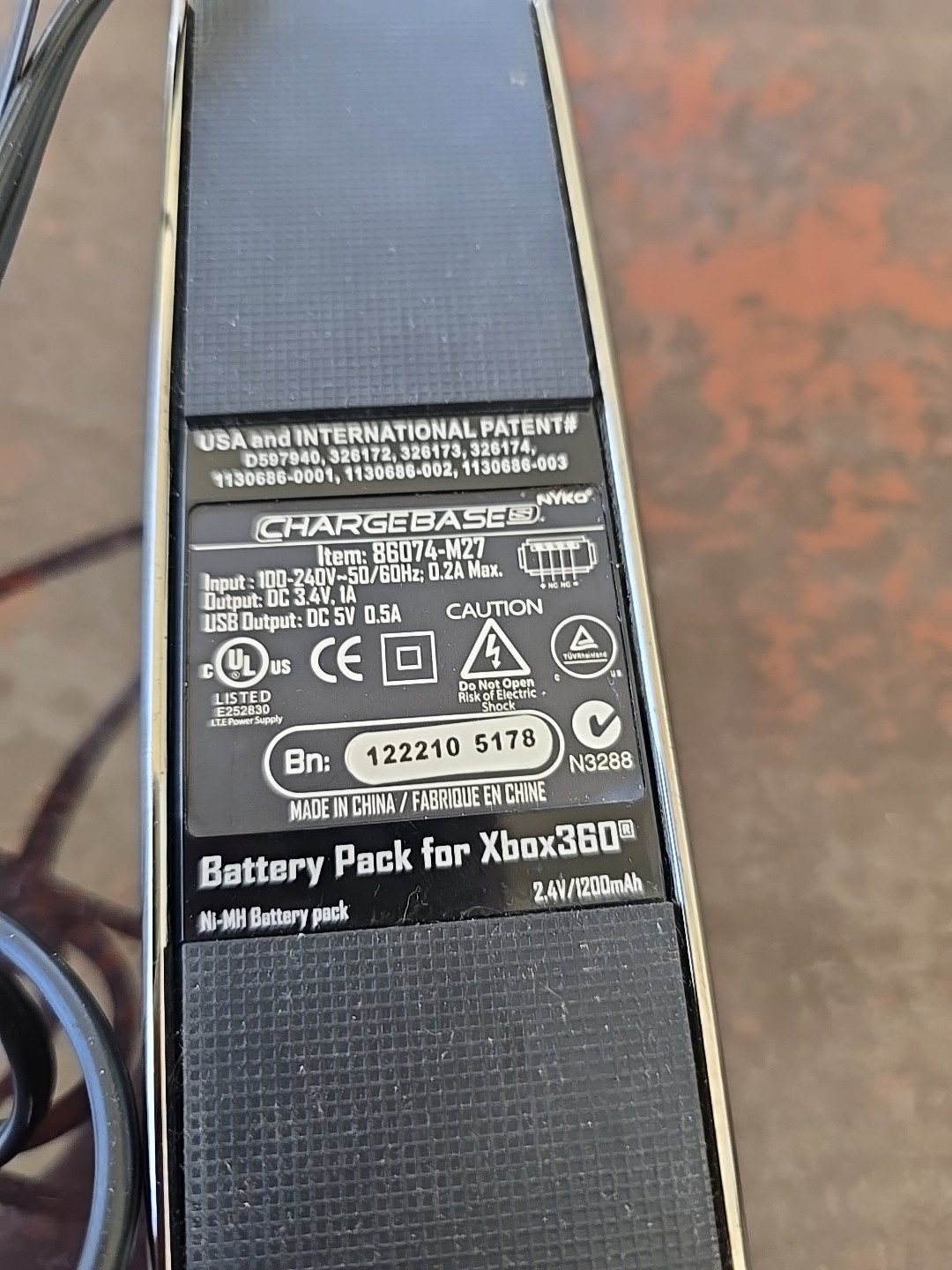 Power A Xbox 360 Rechargeable Battery Station