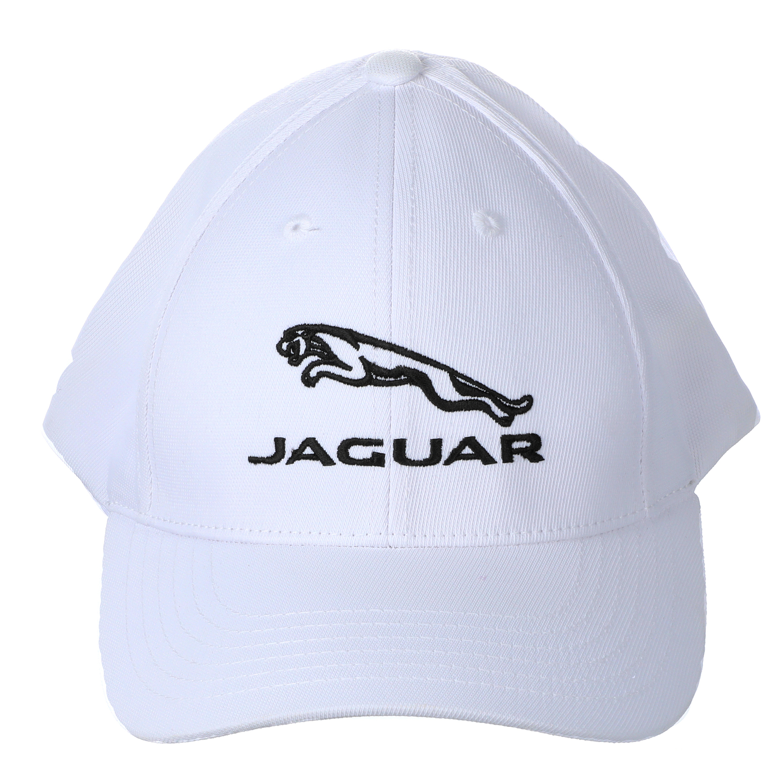 Jaguar White Strapped Cap Adjustable