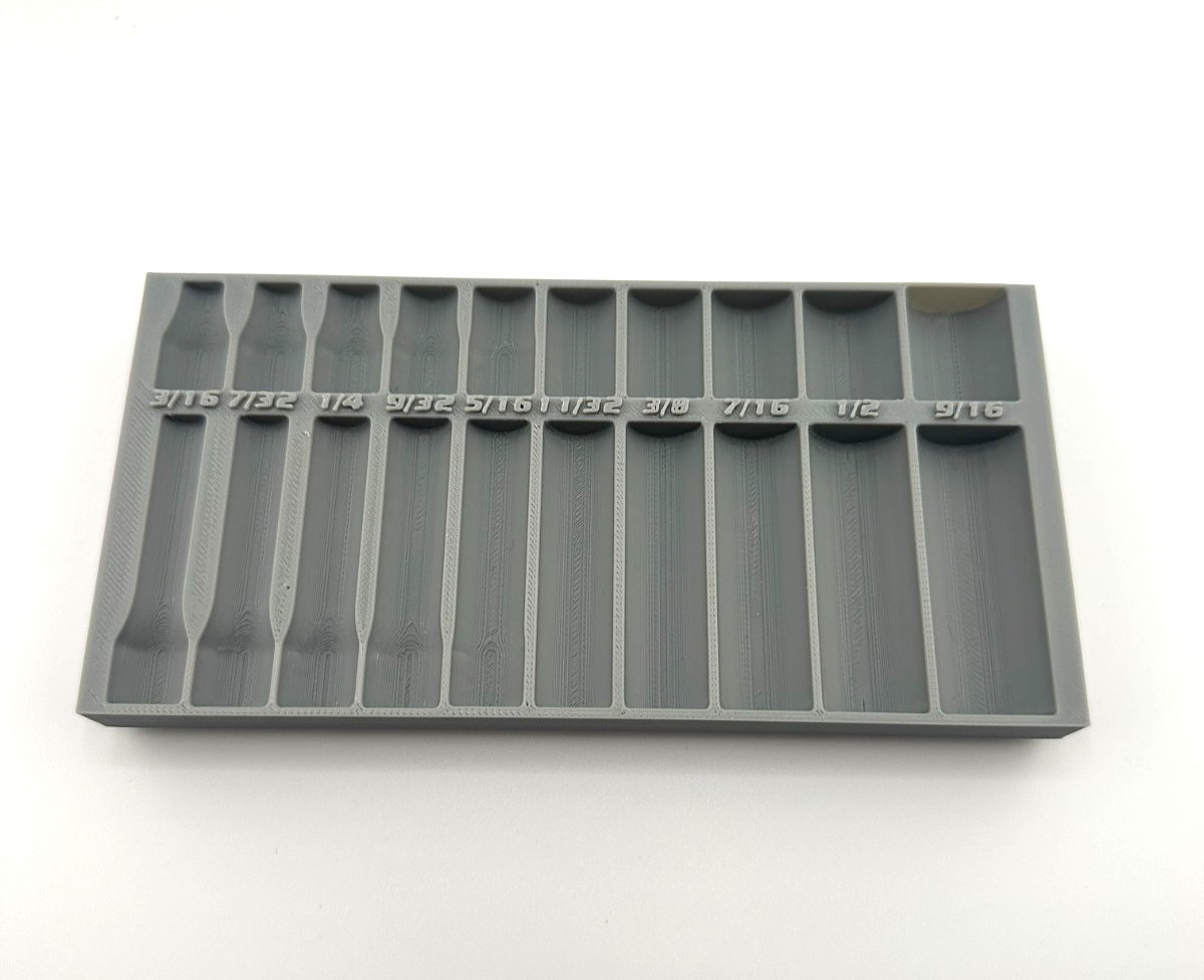 Snap On 1/4" Standard Socket Tool Tray - Gridfinity - Read Description